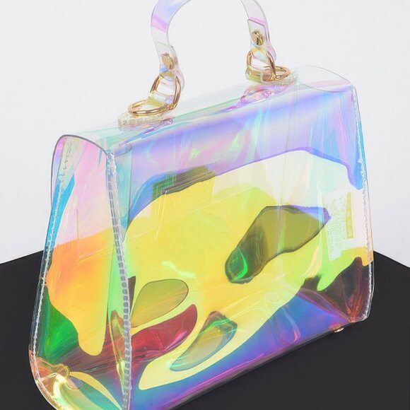 Hologram Transparent Crossbody Bag - Picture 3 of 4